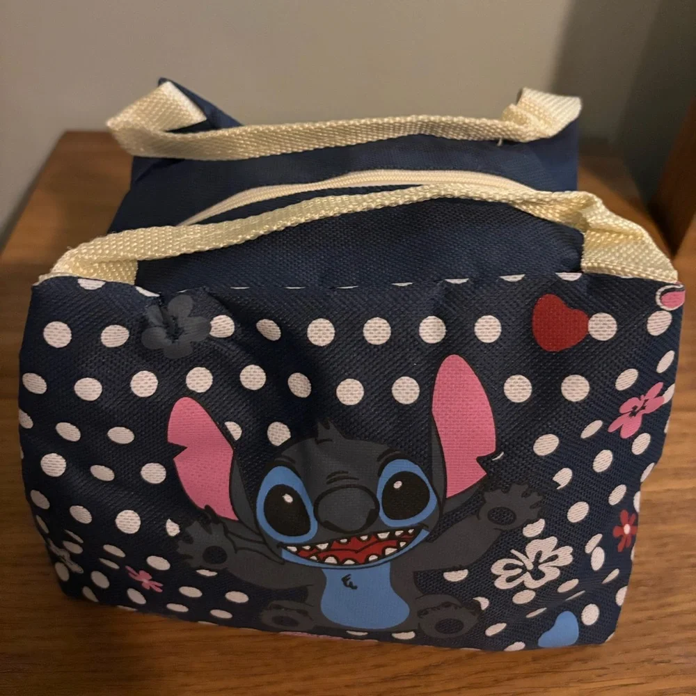 Disney Stitch Polka Dot Insulated Bag Lunch Bag